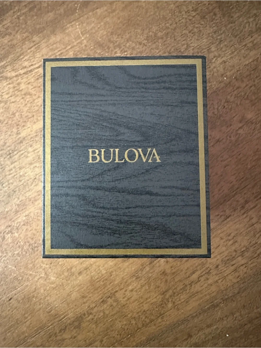Bulova Black and Gold 150 Anniversary Box